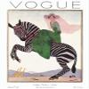 New York Puzzle Company - Vogue Magazine Lady on a Zebra - 500 Piece Jigsaw Puzzle for Family Game Nights by Andr douard Marty view 2