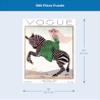 New York Puzzle Company - Vogue Magazine Lady on a Zebra - 500 Piece Jigsaw Puzzle for Family Game Nights by Andr douard Marty view 4