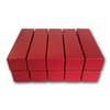 Guardhouse 9" Single Row Storage Box for 2" Paper and Plastic Coin Holders 10 Pack Red view 2
