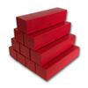 Guardhouse 9" Single Row Storage Box for 2" Paper and Plastic Coin Holders 10 Pack Red view 3