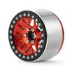 4PCS 2.2" RC Aluminum Beadlock Wheels w/Hubs for For for 1/10 RC Axial Wraith RR10 YETI SCX10 D90 TRX4 CC01 (RED) view 4