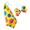 BinaryABC Clown Tie and Bow Tie Set,Clown Costume Props,Halloween Carnival Circus Costume Fancy Dress Accessories view 3