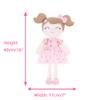 Gloveleya Baby Girl Gift  Strawberry Pink Plush Doll with Gift Box, Soft First Baby Doll for Toddler Girls, Birthday Present, Baby Shower & Holiday Keepsake view 2