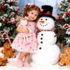 Gloveleya Baby Girl Gift  Strawberry Pink Plush Doll with Gift Box, Soft First Baby Doll for Toddler Girls, Birthday Present, Baby Shower & Holiday Keepsake view 3