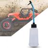 Fuel Filler Bottle, 250ML Universal RC Car Accessory Nitro Engine Fuel Filler Bottle with Aluminum Alloy Bottle Straw for RC Model Car White Fuel Bottle view 3