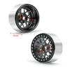 4PCS 2.2" RC Aluminum Beadlock Wheels w/Hubs For 1/10 RC Axial Wraith RR10 YETI SCX10 D90 TRX4 CC01 (Titanium) view 4