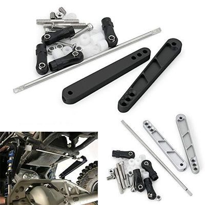 Alloy Rear Anti-Sway Bar Swaybar Set for 1/10 RC Axial Wraith RR10 Bombers (Silver)