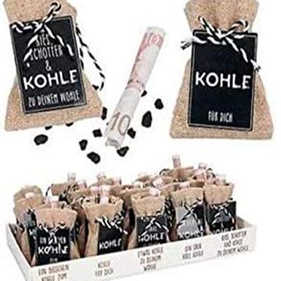 Depesche Wish filler a bag full of charcoal, 1 piece of 5