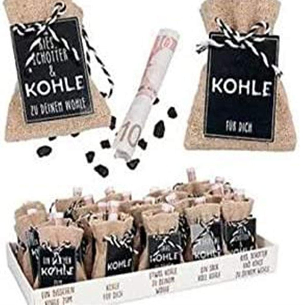 Depesche Wish filler a bag full of charcoal, 1 piece of 5