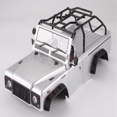 Marauder_ Finished Body Silver (Painted) Light Buckets Assembled Fit for Axial SCX10 & SCX10_Chassis