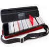Quiver Time 's Red Card Case, Perfect for MTG Deck, Premium Storage Box, for Trading Cards, and Playing Card Storage, Ideal for Carrying Magic The Gathering and Game TCG Enthusiasts Recommended view 1