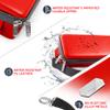 Quiver Time 's Red Card Case, Perfect for MTG Deck, Premium Storage Box, for Trading Cards, and Playing Card Storage, Ideal for Carrying Magic The Gathering and Game TCG Enthusiasts Recommended view 3