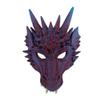 Anntool Dragon Costume Kids Boys Girls 3Pcs Dragon Mask, Wing and Tail Set Halloween Cosplay Props Pretend Party Dinosaur Costume Set, Purple view 2
