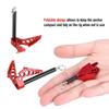 1/10 RC Crawler Car Metal Foldable Earth Anchor Winch Ground Decor Tool for RC Car Axial SCX10 D90 CC01 RC Vehicle Scale Accessories view 3