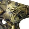 P.S. Fantasy Halloween Steam Punk, Foam Mask. For Cosplay, Halloween Party, Collection (2203-Gold) view 3