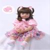 24inch Toddler Reborn Doll Soft Silicone Vinyl Cotton Body Princess Girl Lifelike Baby Doll Detail Painting Christmas Birthday view 1