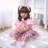 24inch Toddler Reborn Doll Soft Silicone Vinyl Cotton Body Princess Girl Lifelike Baby Doll Detail Painting Christmas Birthday view 3