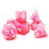 Bescon Moonstone Dice Set Peachy, Bescon Polyhedral RPG Dice Set Moonstone Effect view 1