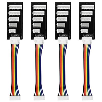 WMYCONGCONG 4 PCS 2-6S Balance Board Battery Charger Extend Expansion Board Adapter Converter for RC Vehicles Lipo Battery Charging