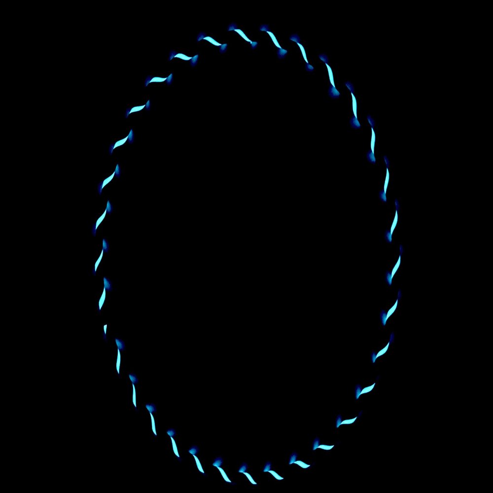 Glow in The Dark Hula Hoop Made for Adults and Kids and Best for Hoop Dance, Tricks and Fun (34" Hoop Size and Weighs 9.8 oz) (Pink Matrix)
