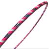 Glow in The Dark Hula Hoop Made for Adults and Kids and Best for Hoop Dance, Tricks and Fun (34" Hoop Size and Weighs 9.8 oz) (Pink Matrix) view 2