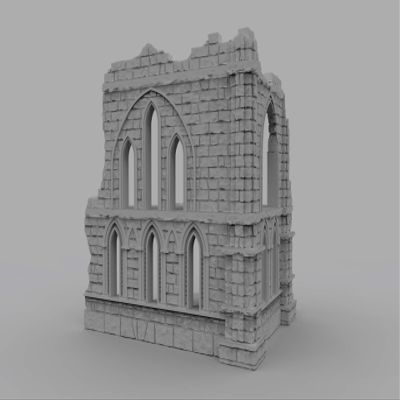 3D Printable Wargaming Terrain - 120pcs Digital STL Files Package