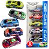 Himeeu Pull Back Racing Cars Die cast Race Car Vehicles,3 Inch Metal Friction Powered Car Toys for Toddlers, Set of 5 (Racing Cars) view 1