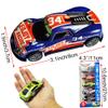 Himeeu Pull Back Racing Cars Die cast Race Car Vehicles,3 Inch Metal Friction Powered Car Toys for Toddlers, Set of 5 (Racing Cars) view 3