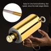 Enjoyer 59"/150cm Metal Appearing Cane, Appearing Staff Magic Wand Stage Close-up Magic Trick Magician Cane (Golden Silver) view 2