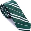 Angel Kiss Cosplay Wizard Tie for Themed Party Halloween Christmas Birthday Dress Up Party Magic Costume Accessory, Unisex Cosplay Striped Necktie for Adults and Teens Daily Use - Green view 1