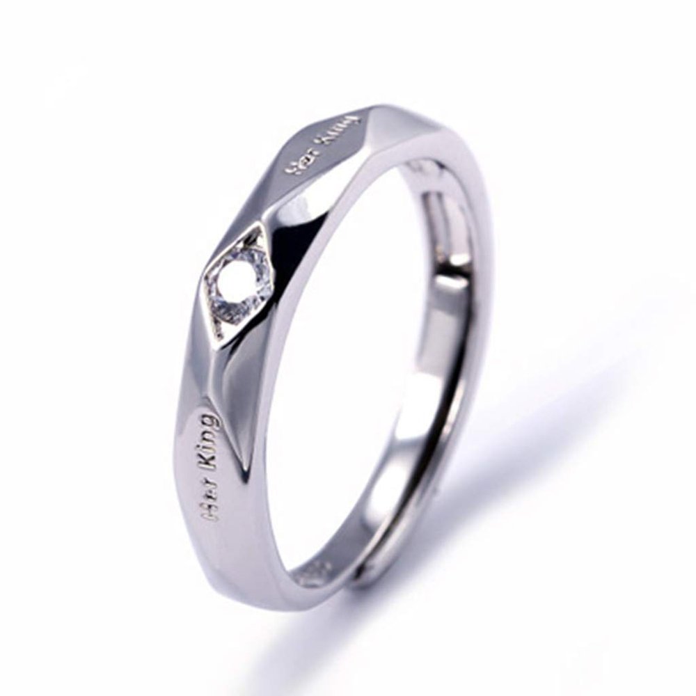 SXFSE Womens Luxury Rings, Personalized Metal Full Diamond Microinlaid Zircon Female Ring Jewelry Gift for Girlfriend Mother