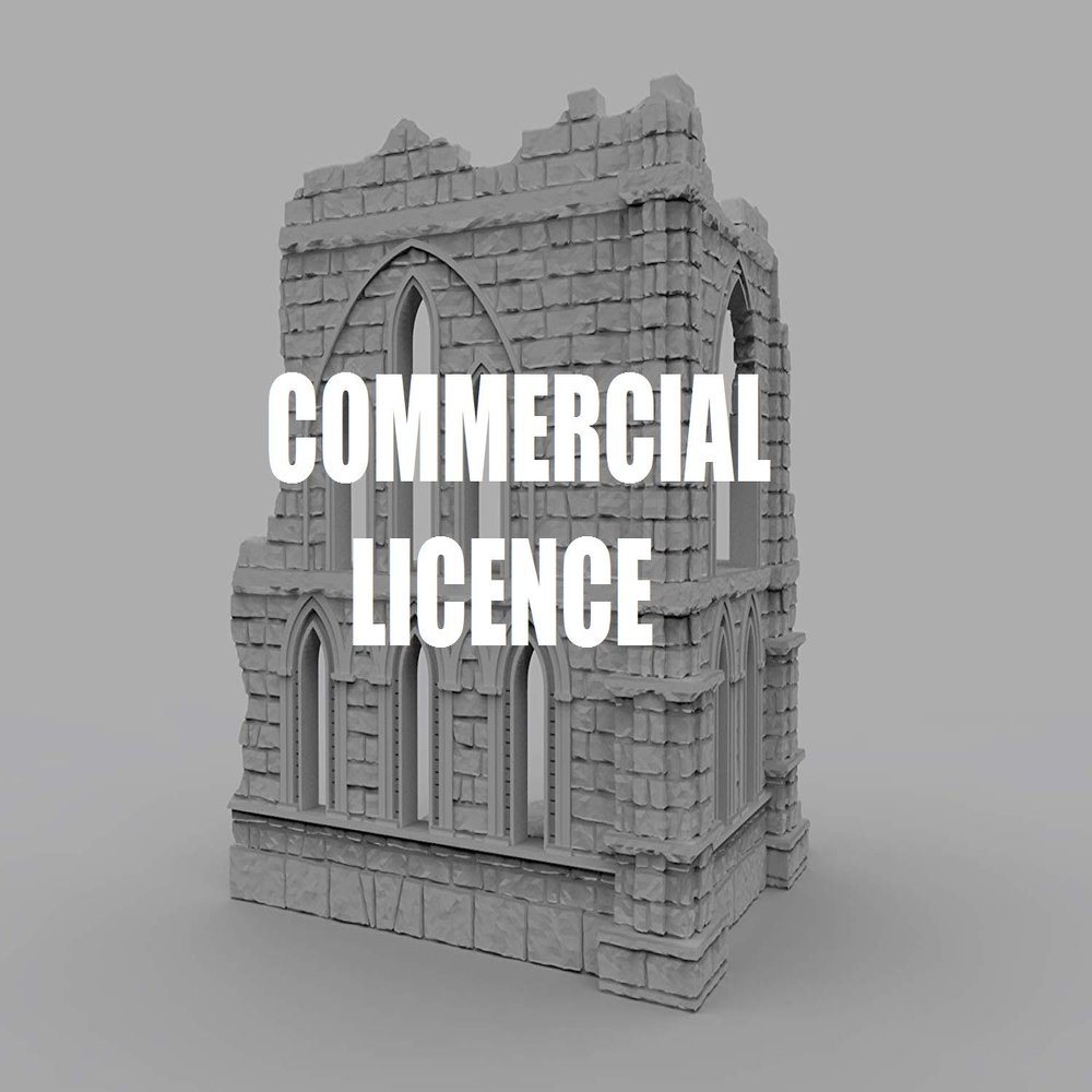 3D Printable Wargaming Terrain - 120pcs Digital STL Files Package - Lifetime Commercial Licence