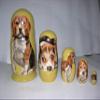 Beagles nesting doll view 2
