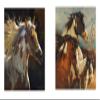 2 Prints Set Spirit Horse and Wind Voyager by Carolyne Hawley 19x19 view 1