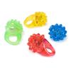Handy Basics Flashing Colorful LED Light Up Bumpy Jelly Rubber Rings Finger Toys for Parties, Party Favors, Raves, Concert Shows, Gifts (18 Pack) view 3