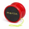 Merlin Yoyo Professional & Responsive with Narrow C Bearing, Silicone Response System  Extra String Included  Trick Yoyo for Beginners & Skill Play (Red) view 1