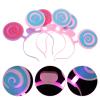 Amosfun 3pcs Lollipop Headband Creative Glow Lollipop Headband Hair Hoop for Boys Girls view 2