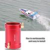 Water Cooling Jacket, RC Model Boat Accessory Metal Parts 40mm-68mm Motor Water Cooling Jacket for RC Motors view 4