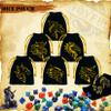 6 Sets DND Dice Polyhedral Dice Dungeons and Dragons Rolling Dice for RPG MTG Table Games Dice Bulk with Free Six Drawstring Bags and PU Leather D&D Dice Tray view 4