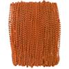 THE MARDI GRAS KREWE - Beads Necklaces Mardi Gras 72 Pack, 6 Dozen 33" 7mm - Party Favors, Parades, Bulk Decorations, Costumes, Festivals, Events - Orange view 1