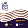THE MARDI GRAS KREWE - Beads Necklaces Mardi Gras 72 Pack, 6 Dozen 33" 7mm - Party Favors, Parades, Bulk Decorations, Costumes, Festivals, Events - Orange view 4