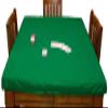 Playezze Speed lite Poker Table Cover - Felt Style Poker Tablecloth fits Lifetime Rectangle Cover + pad (Green, 7 ft Lifetime Rectangle) view 1