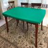 Playezze Speed lite Poker Table Cover - Felt Style Poker Tablecloth fits Lifetime Rectangle Cover + pad (Green, 7 ft Lifetime Rectangle) view 3