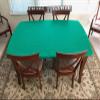 Playezze Speed lite Poker Table Cover - Felt Style Poker Tablecloth fits Lifetime Rectangle Cover + pad (Green, 7 ft Lifetime Rectangle) view 4