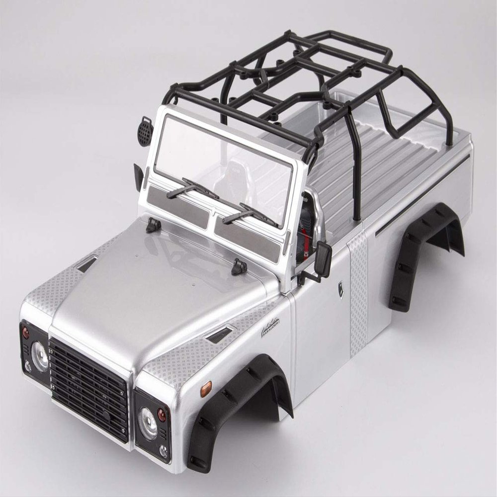 Marauder_ Finished Body Silver (Painted) Light Buckets Assembled Fit for Traxxas TRX-4 Chassis