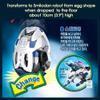 Hello CARBOT Smilokung Robot Dinosaur Transforming Smilodon from Egg Shape White Color view 2