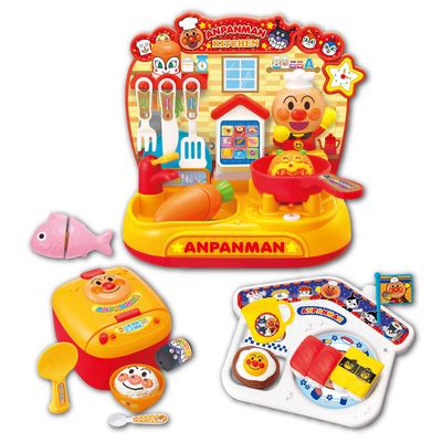 Joy Palette Anpanman Kitchen and Rice Cooker Suihanki DX Gift Set