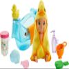 Barbie Skipper Babysitters Inc. Feeding and Bath-Time Playset with Color-Change Baby Doll, Bathtub, Popsicle Sponge and Bath-Time Accessories Including Duck-Shaped Towel view 1
