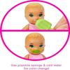 Barbie Skipper Babysitters Inc. Feeding and Bath-Time Playset with Color-Change Baby Doll, Bathtub, Popsicle Sponge and Bath-Time Accessories Including Duck-Shaped Towel view 2