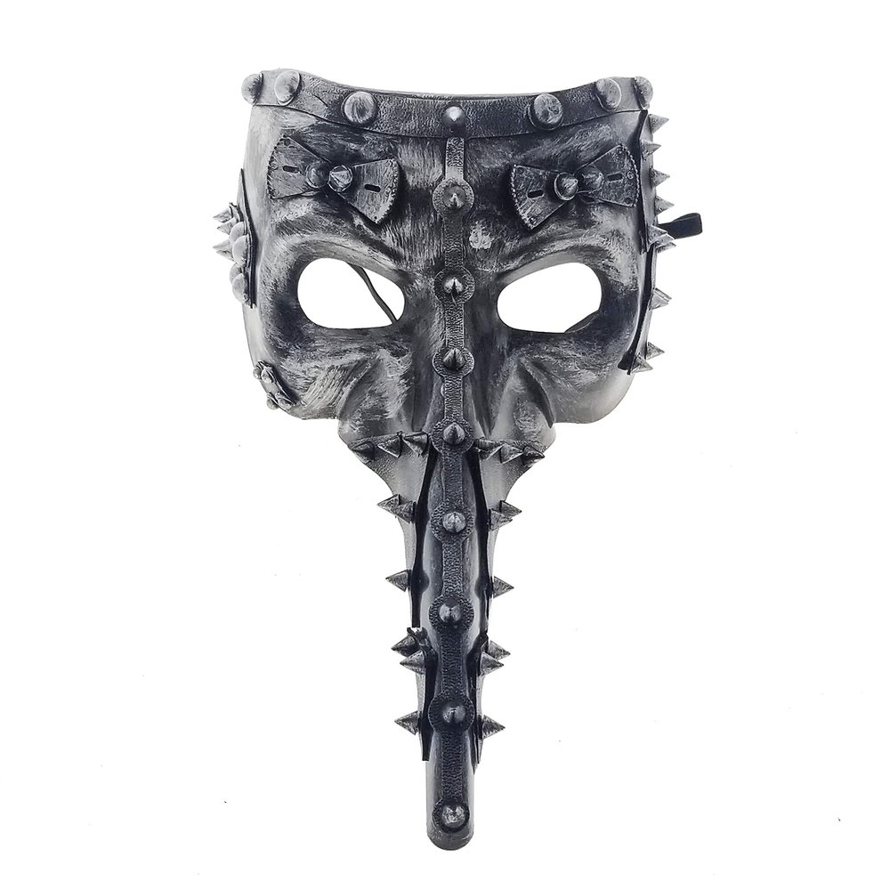 Fantasy Halloween Steam Punk, Foam Mask. for Cosplay, Halloween Party, Collection (2202-Silver)